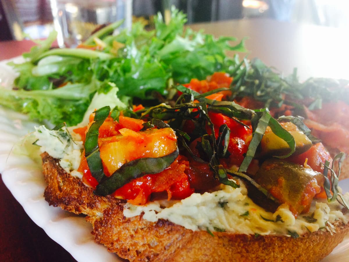 Ratatouille Tartine