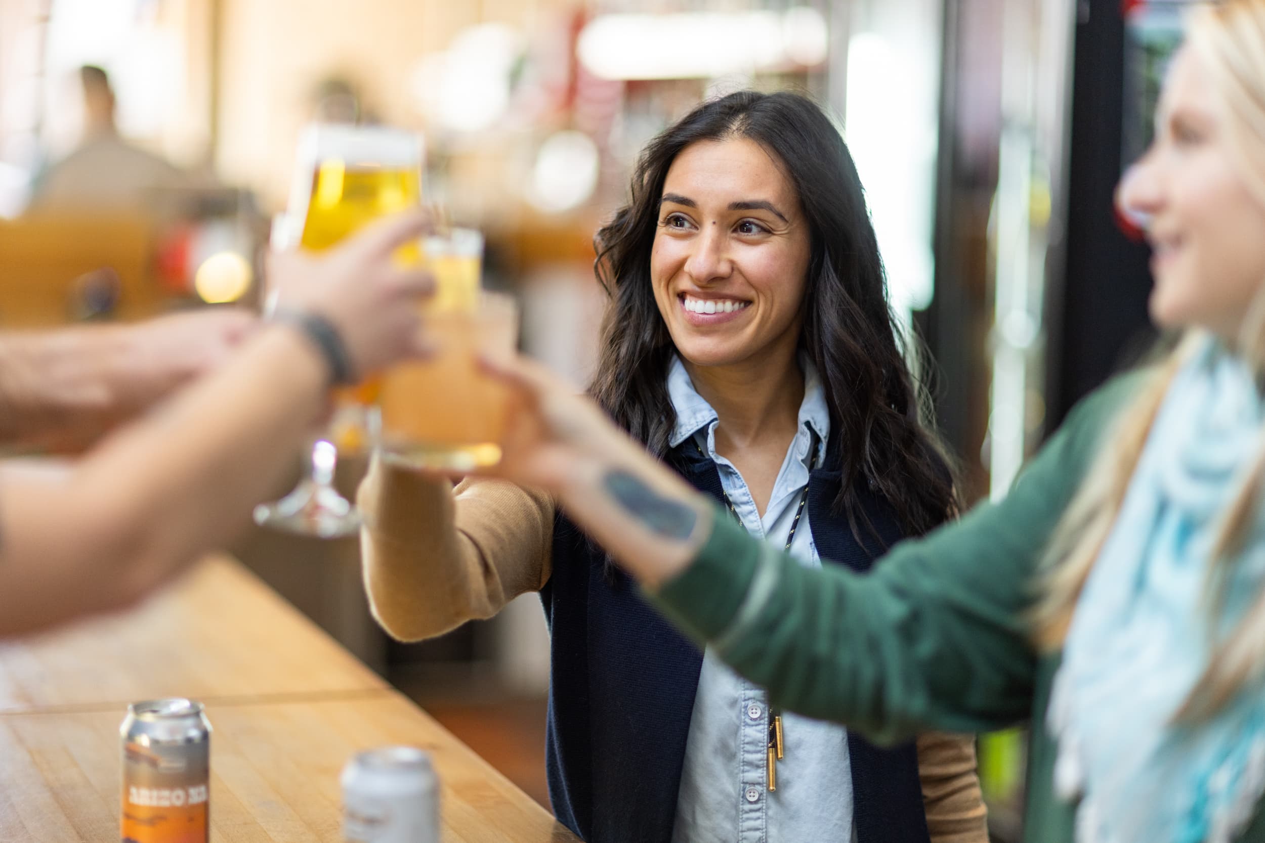 Borderlands Brewing Company’s Ayla Kapahi pours herself into every pint