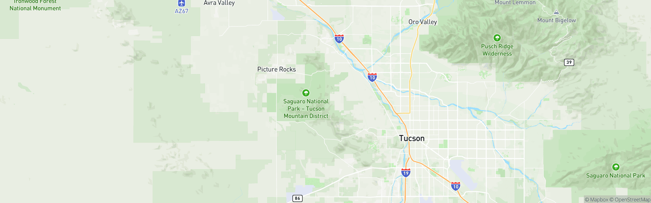 Map of Westside