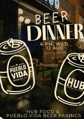 Beer Dinner with Pueblo Vida Brewing Co.