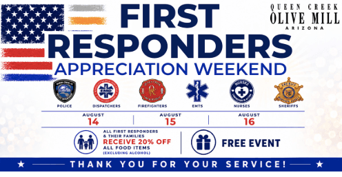 First Responders Appreciation Weekend