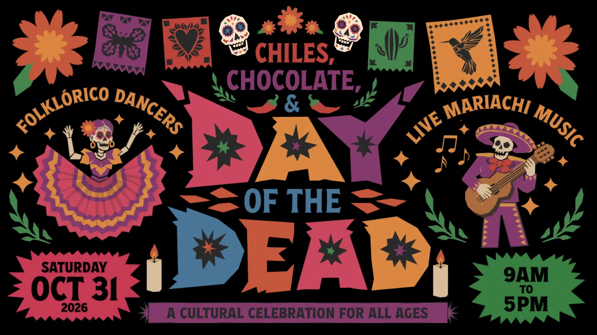 Chiles, Chocolate & Day of the Dead Festival
