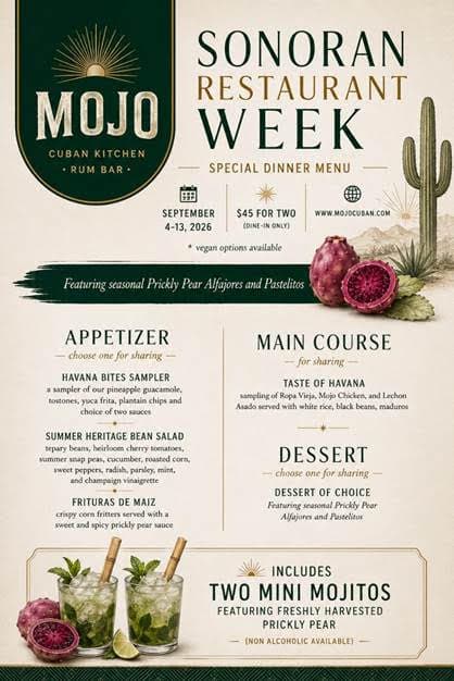 MOJO for Sonoran Restaurant Week