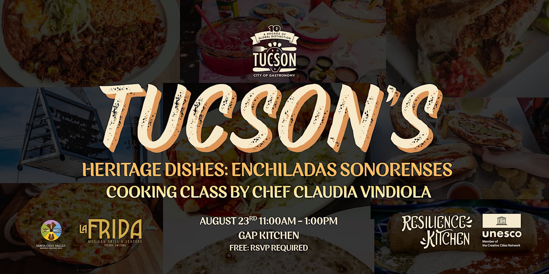 Tucson Heritage Dishes: Enchiladas Sonorenses by Chef Claudia Vindiola