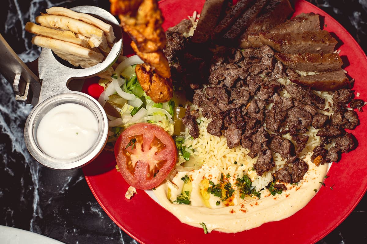 Mixed grill plate at Casa Pita (Photo by Jackie Tran)