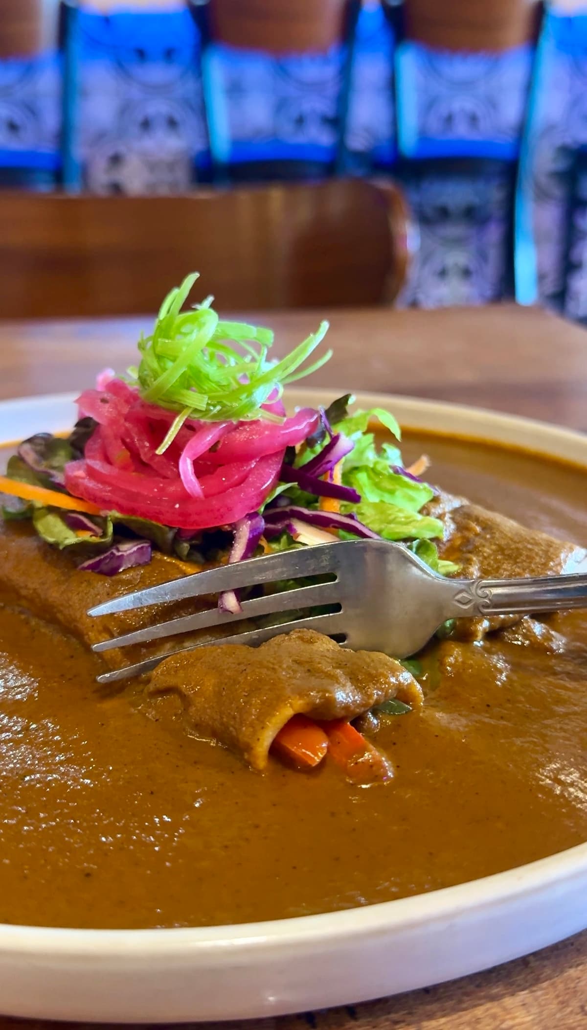 Oaxacan Mole Madre at Amelia's Mexican Kitchen (Photo by Hannah Hernandez)