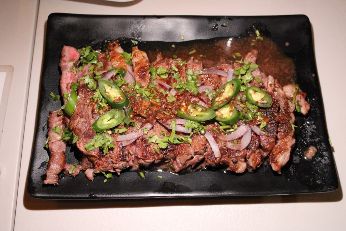 Aguachile at La Carreta Carne Asada (Photo by Isabela Gamez)