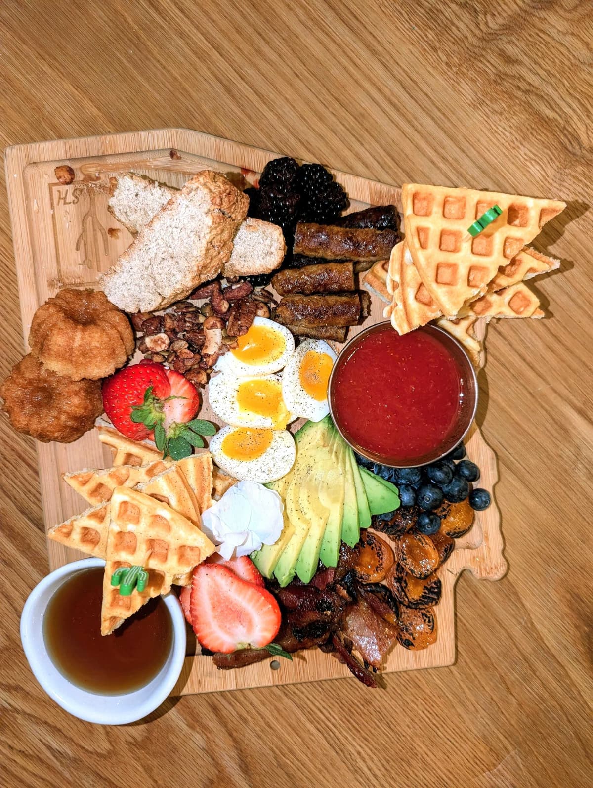 Breakfast Board at Sonoran House Sam Hughes (Photo by Addie Ibarra)