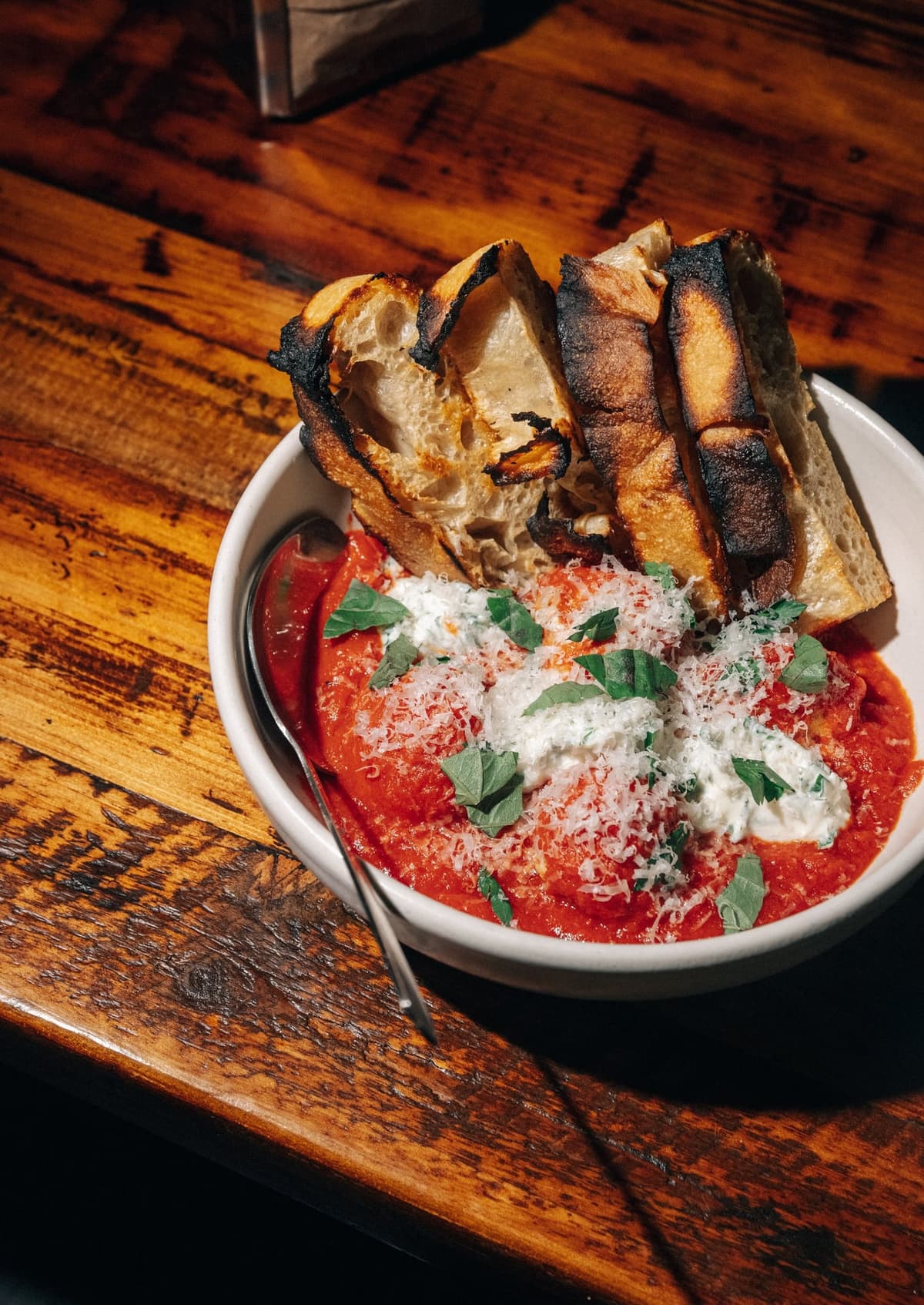 Meatballs at Sisters Restaurant & Bar (Photo by Clay Lyon)