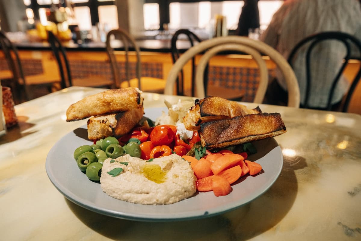 Mezze Plate at Sisters Restaurant & Bar (Photo by Clay Lyon)