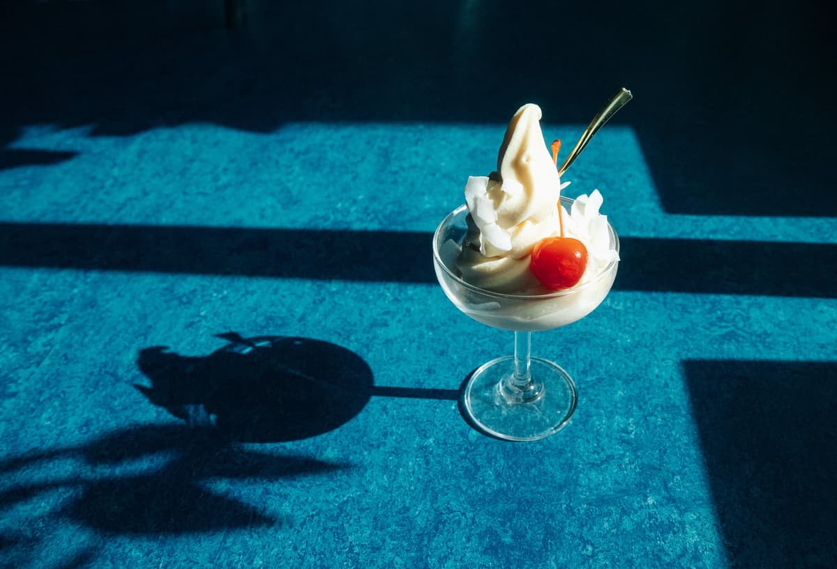 Soft Serve Piña Colada at Sisters Restaurant & Bar (Photo by Clay Lyon)