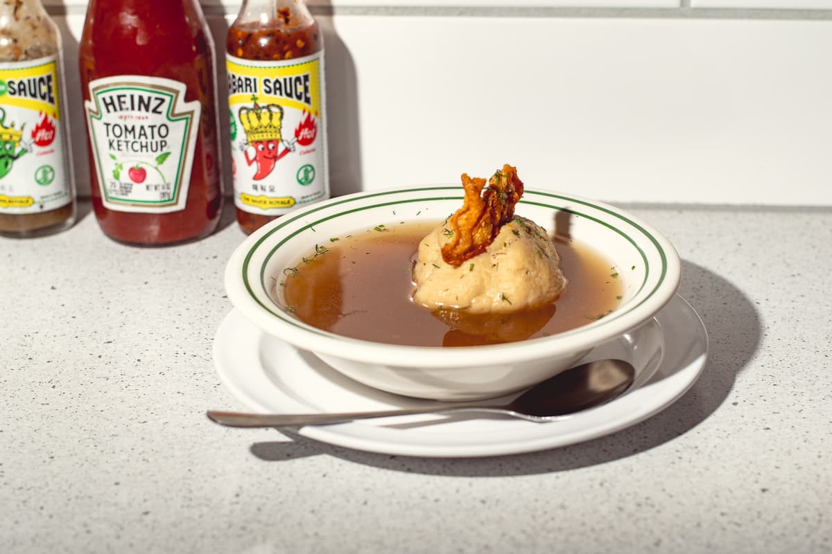 Matzo Ball Soup at Kneller's Delicatessen & Appetizing (Photo by Jackie Tran)