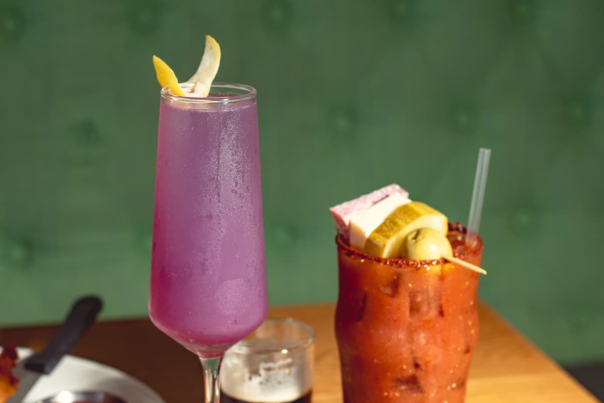 Butterfly Mimosa and Bloody Mary at Prep & Pastry (Photo by Jackie Tran)