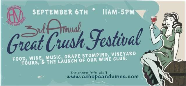 3rd Annual Great Crush Festival at Hops & Vines