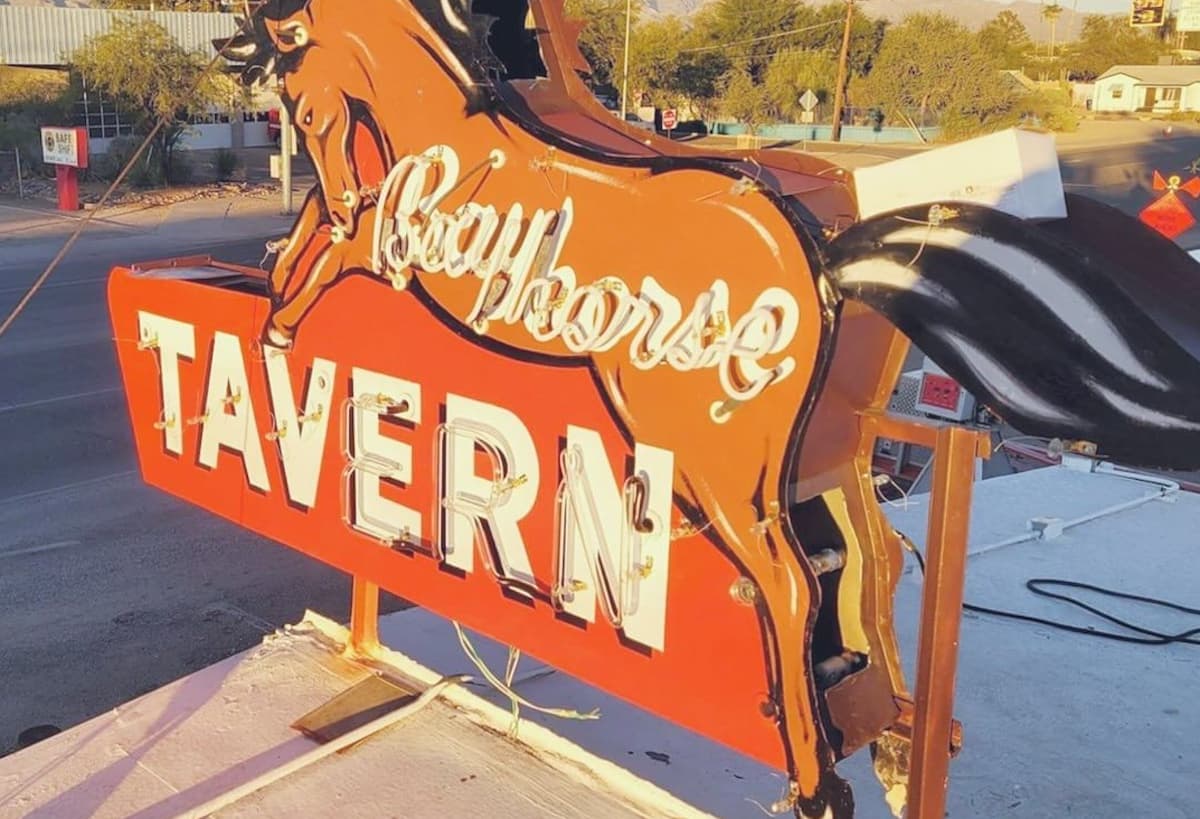 For the First Time in 40+ Years, the Neon Sign Shines at Bay Horse Tavern