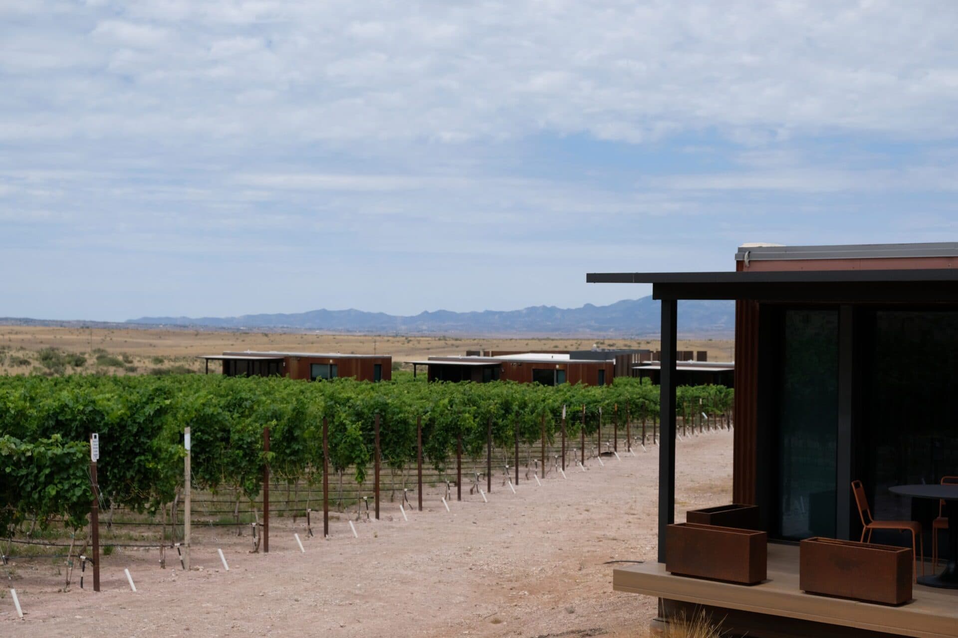 Beat the heat with a casita stay at Los Milics Vineyards