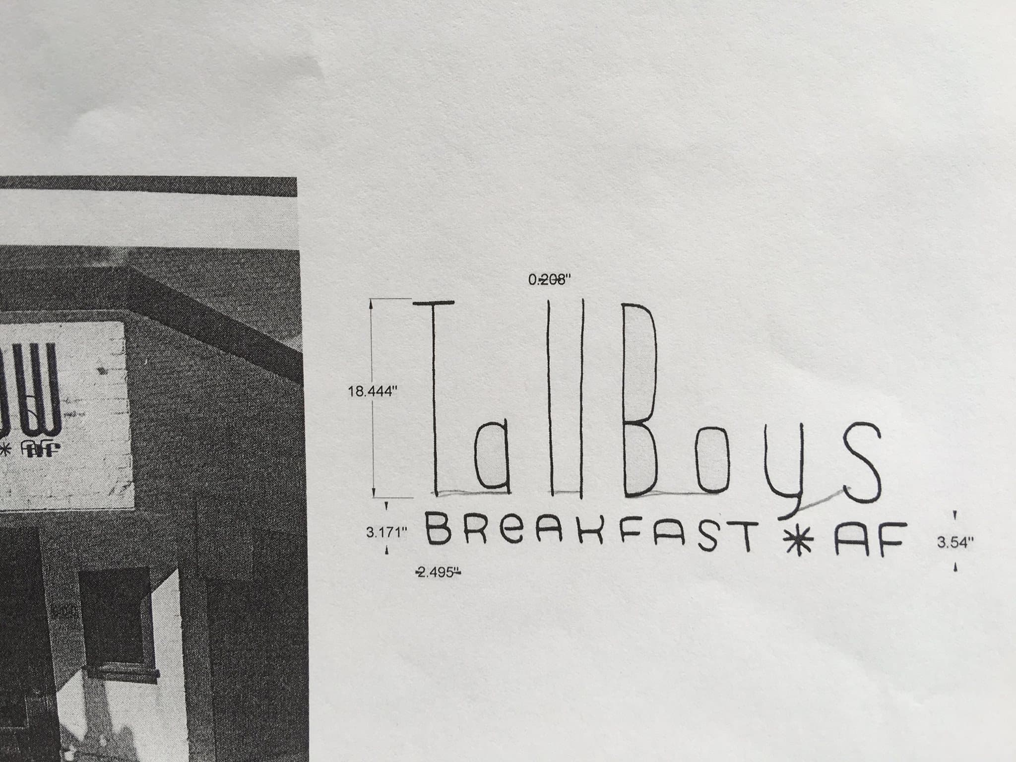 Tallboy & Breakfast-Centric “TallBoys” to Open on 4th Ave in Early July