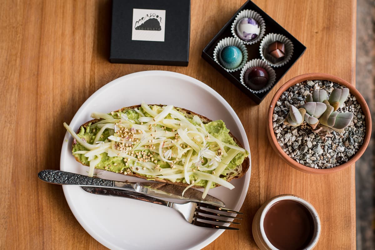Smoked Avocado Toast at Monsoon Chocolate (Credit: Jackie Tran)