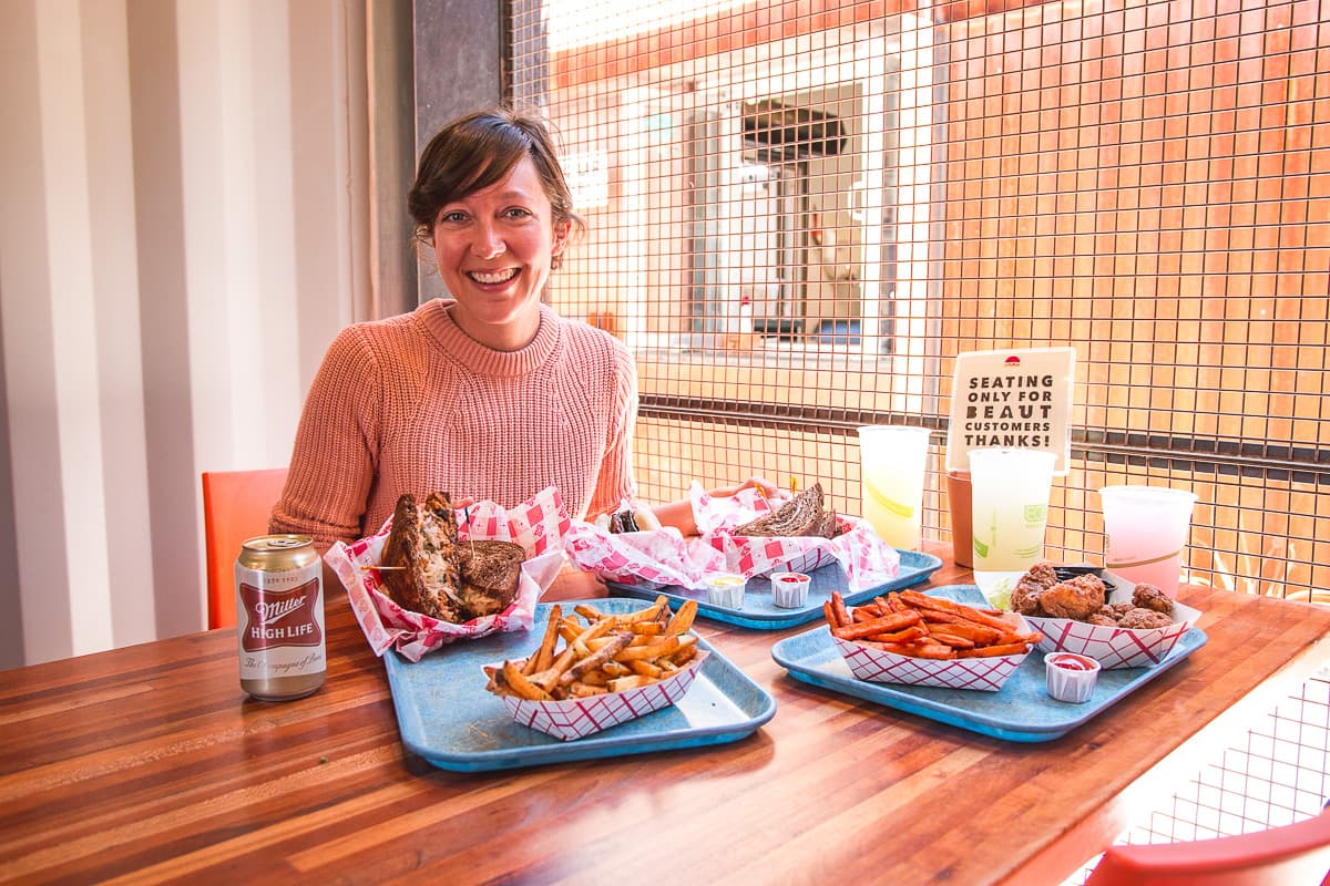 Kerry Lane at Beaut Burger (Credit: Jackie Tran)