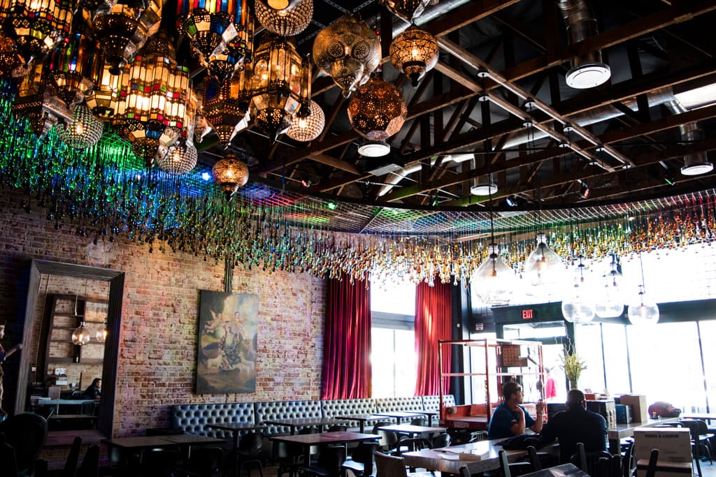 Elvira's dining room a few days before the grand opening (Credit: Jackie Tran)