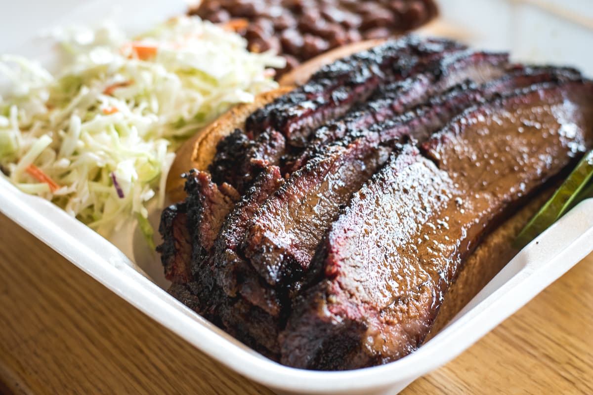 Brisket at Red Desert BBQ (Credit: Jackie Tran)