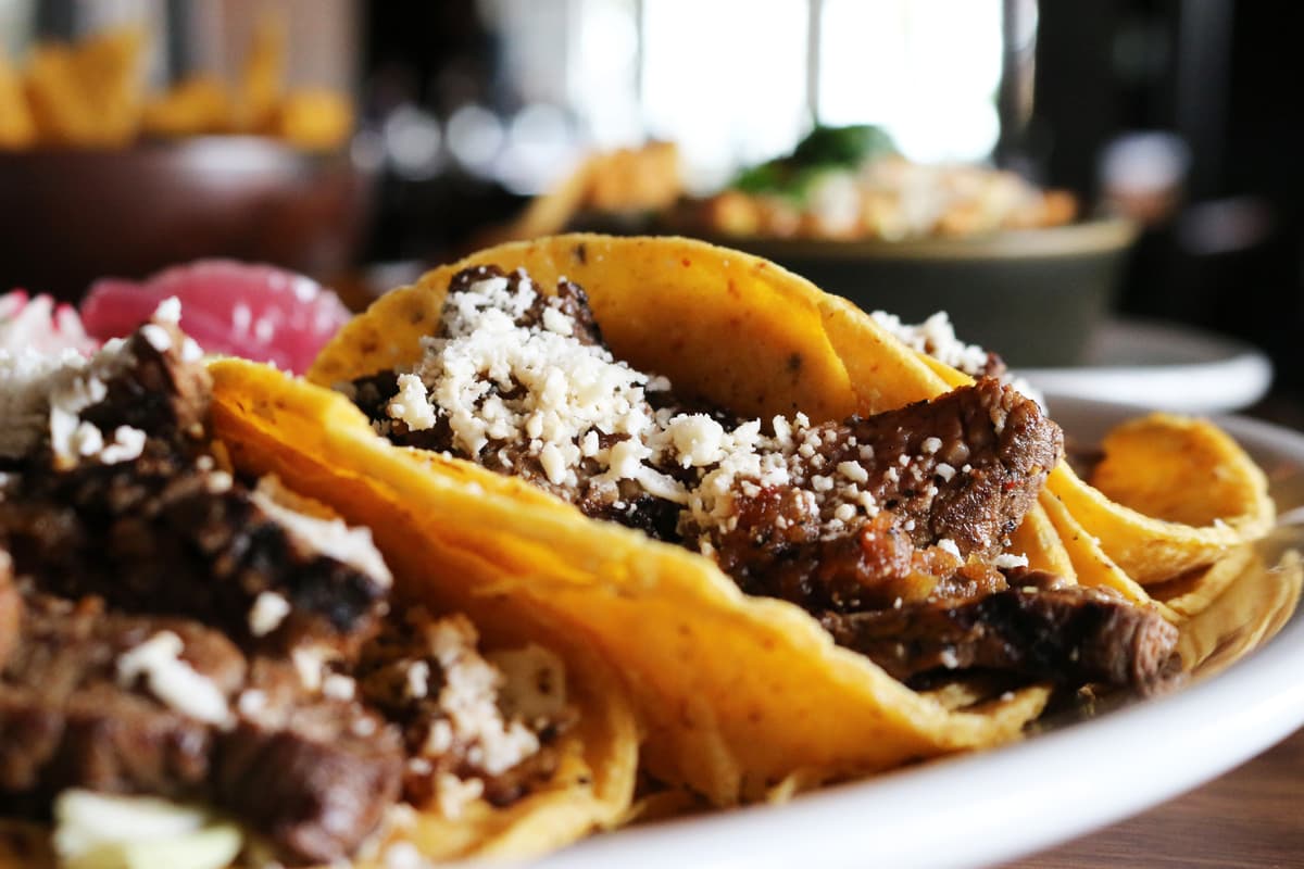 Carne Asada Tacos at Reforma Cocina Y Cantina in Tucson