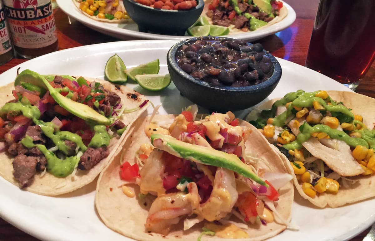 Tacos at Fini's Landing