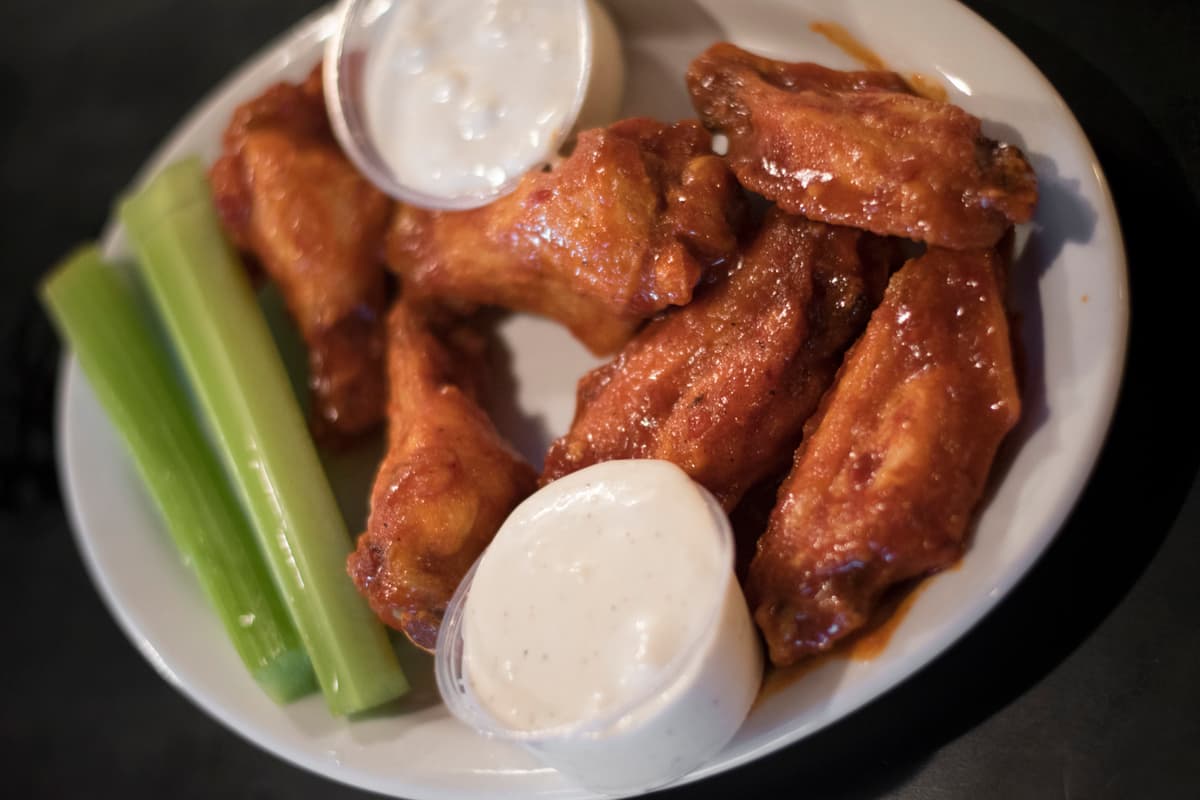 H1 wings at Trident Grill
