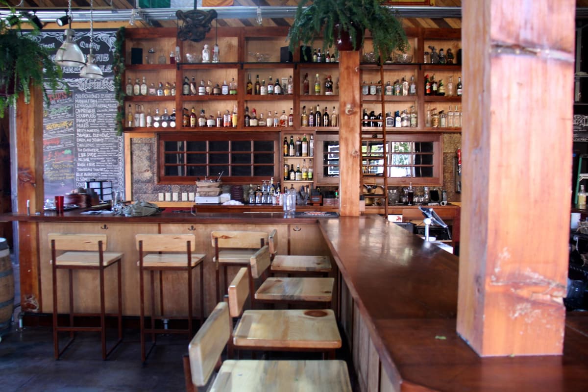 Douglas Fir Bar at Independent Distillery (Photo Credit: Sarah Pelfini)
