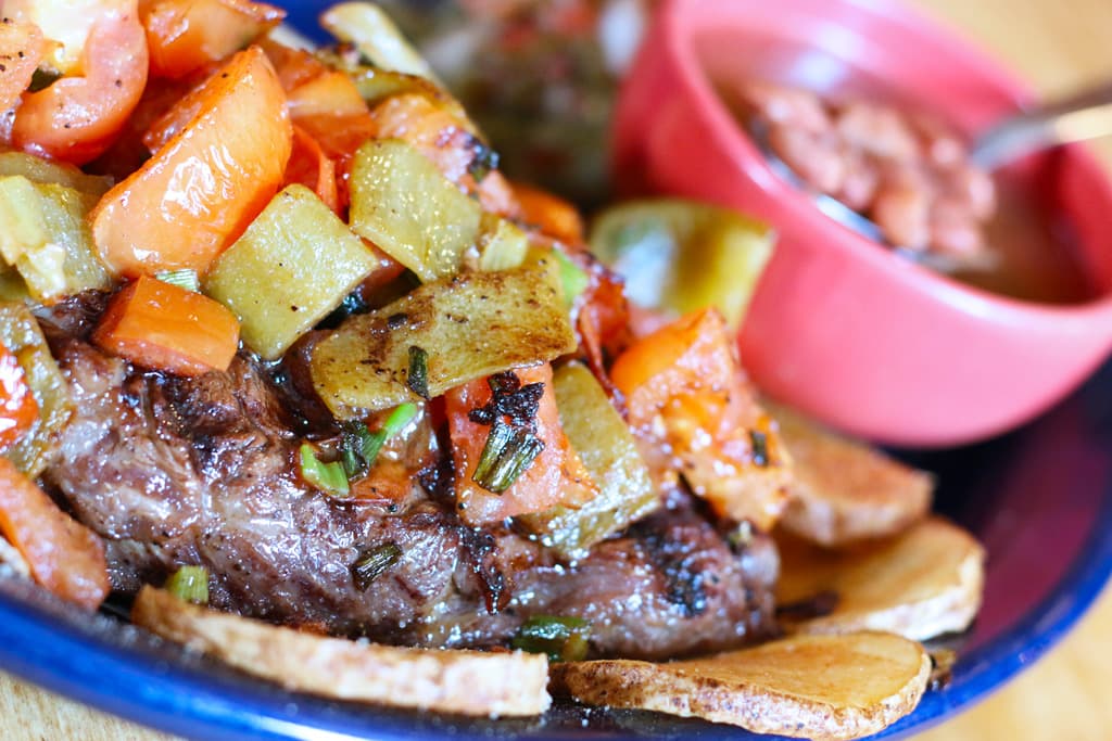 Ranchero Style Ribeye at Little Mexico Steakhouse in Tucson