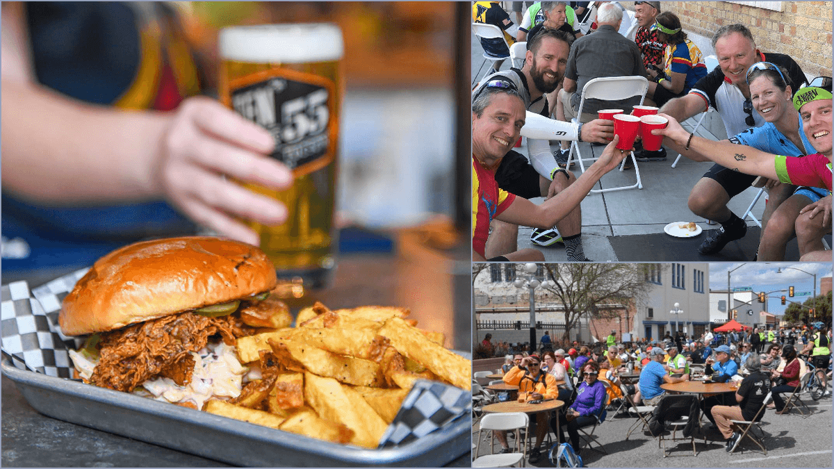 Gran Fondo after-party at Ten55 Brewing