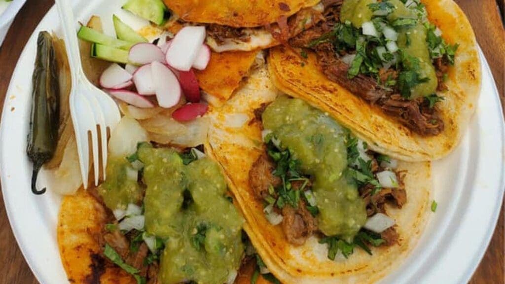 a plate of food