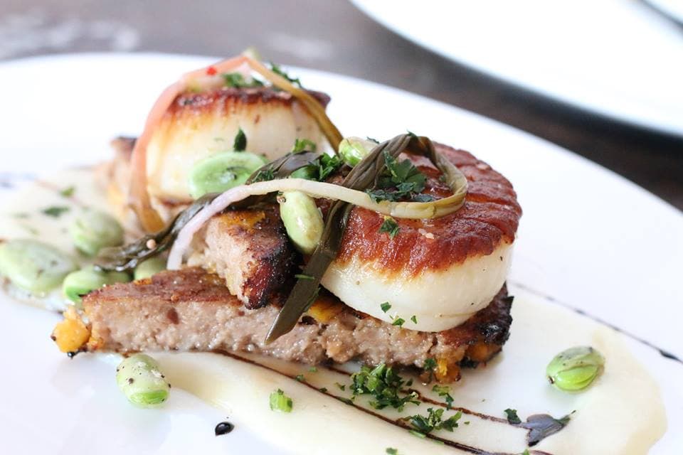 Seasonal Scallops at Agustin Kitchen (Photo Credit: Adam Lehrman)