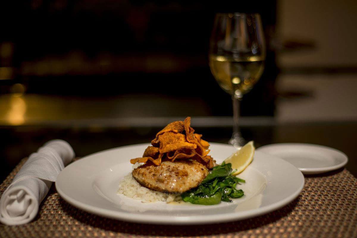 Kingfisher Macadamia Nut Crusted Fish