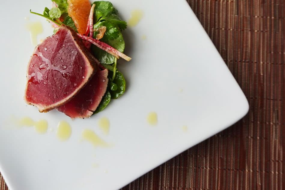 Chili Rubbed Ahi Tuna at Flying V Bar & Grill (Credit: Jennifer Stash)