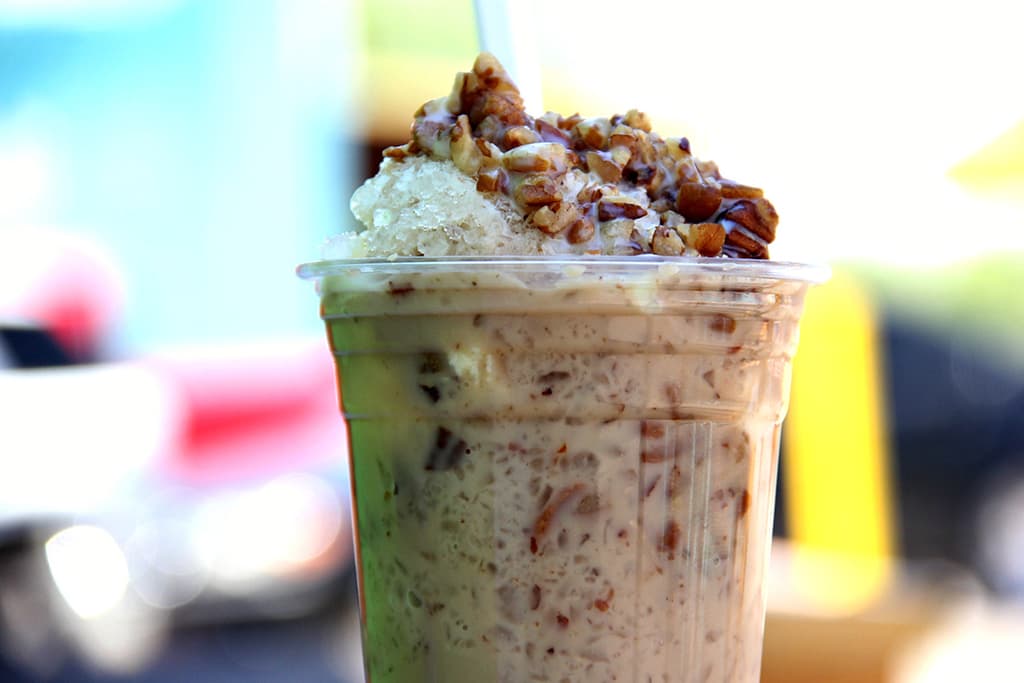 Walnut Raspado at Marymar Raspados (Credit: Gloria Knott)