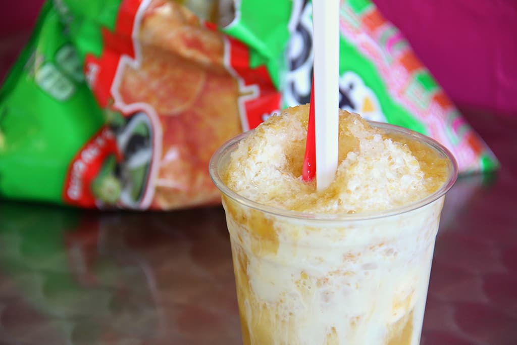 Banana Raspado at Michoacan Taqueria Raspados (Credit: Gloria Knott)