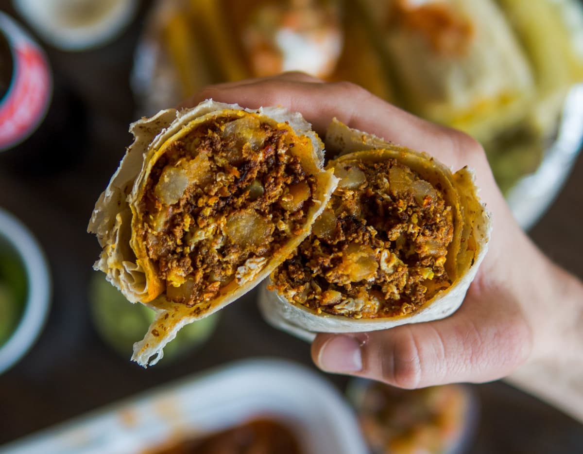 Burrito at St. Mary's Mexican Food (Credit: Brielle Farmer)