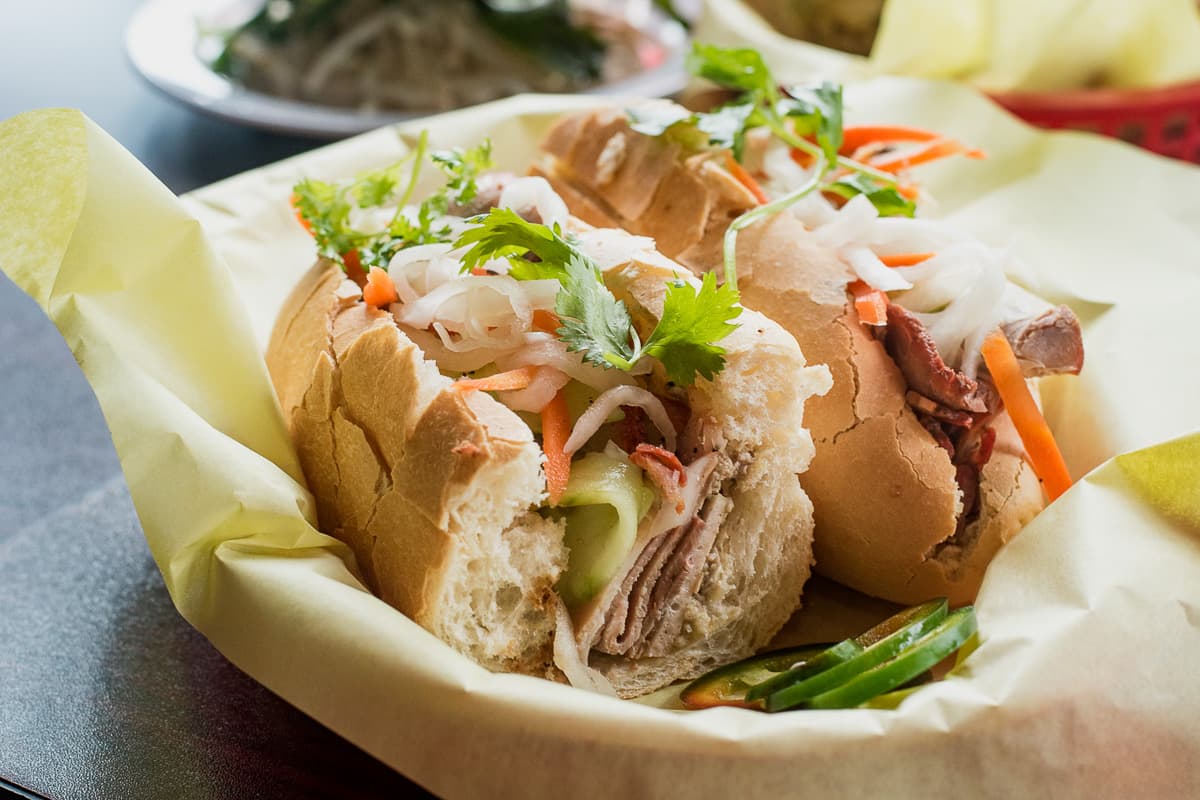 Banh Mi Sandwich at Vina Vietnamese Street Food (Credit: Jackie Tran)