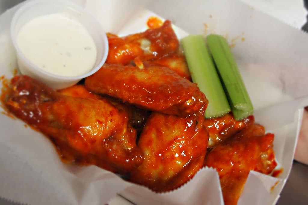 BBQ Wings from American Flying Buffalo (Credit: Kim Bayne)
