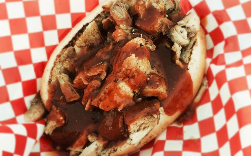 Guero Loco BBQ Chicken Sandwich (Credit: Kim Bayne)