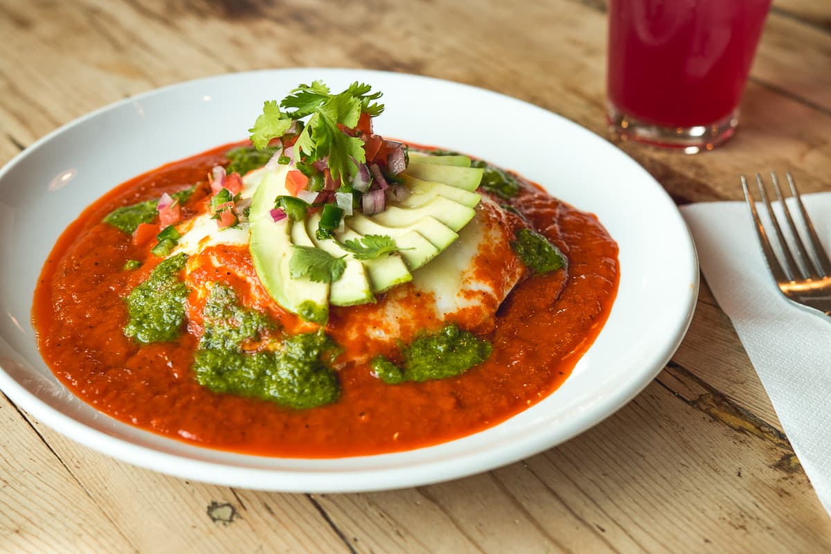 Huevos Rancheros at 5 Points Market & Restaurant