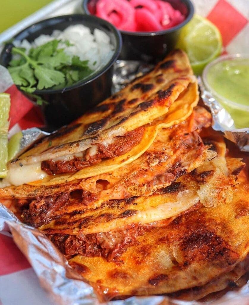 a close up of a plate of food