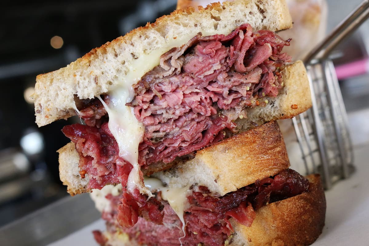 House cured Pastrami Sandwich at Union Public House