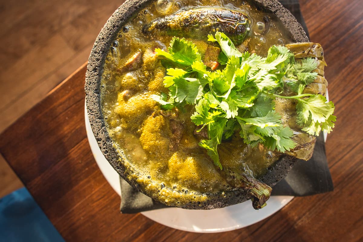 Flank Steak Molcajete at Elvira's (Credit: Jackie Tran)