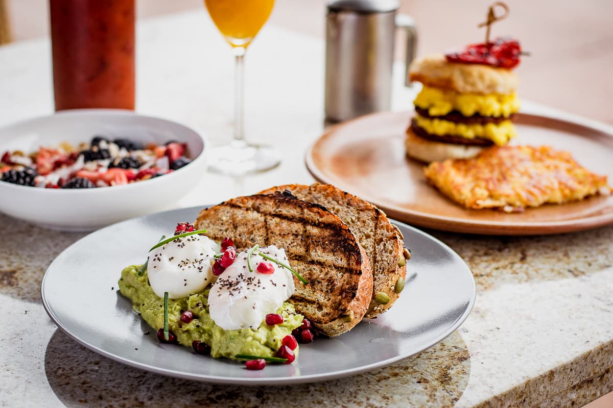 Avocado Toast and brunch at CORE Kitchen & Wine Bar at the Ritz-Carlton, Dove Mountain (Credit: Jackie Tran)