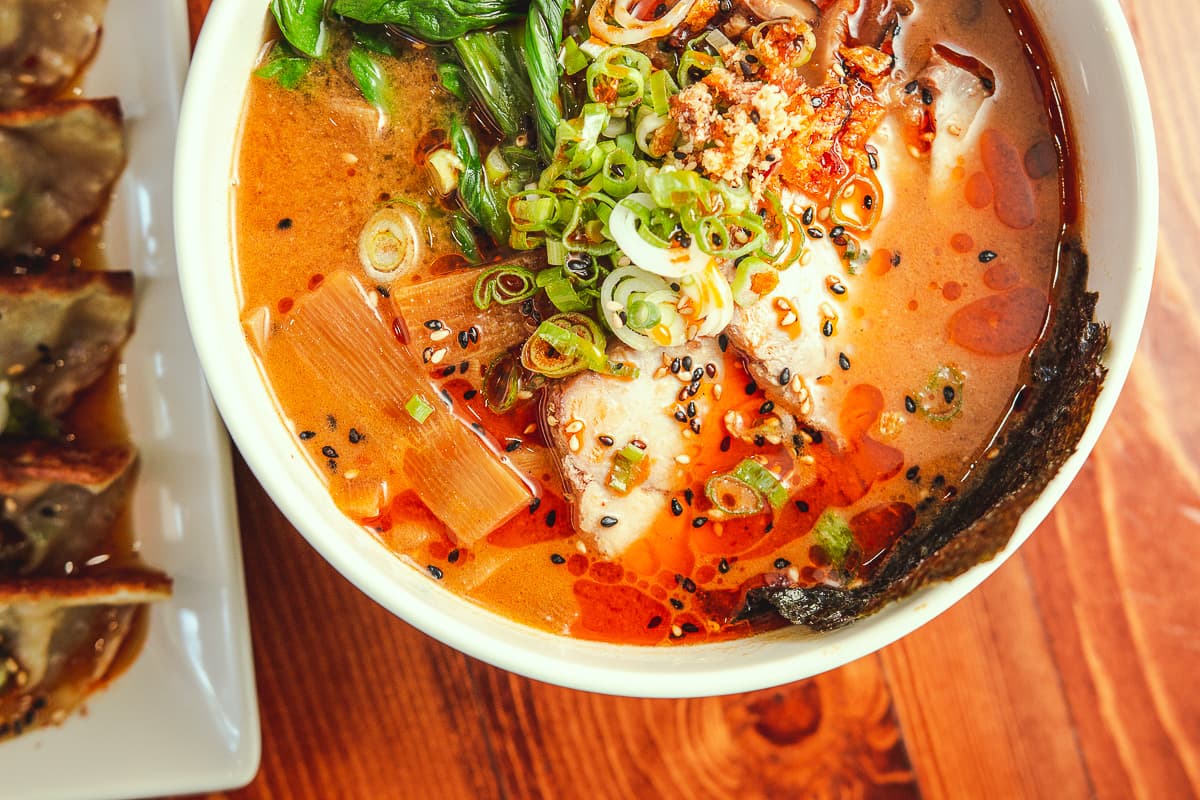 Spicy Miso Ramen at Fat Noodle