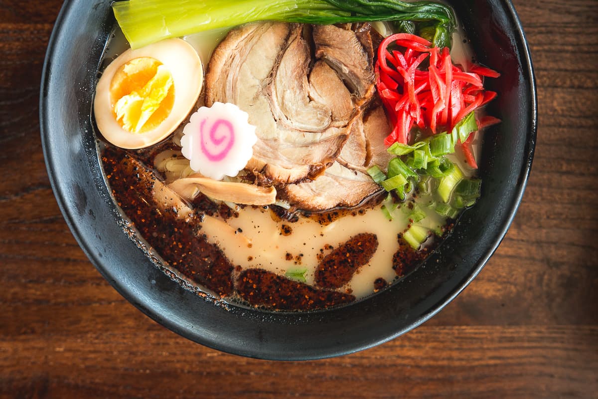 Tonkotsu Ramen at Maru Japanese Noodle Shop in Tucson