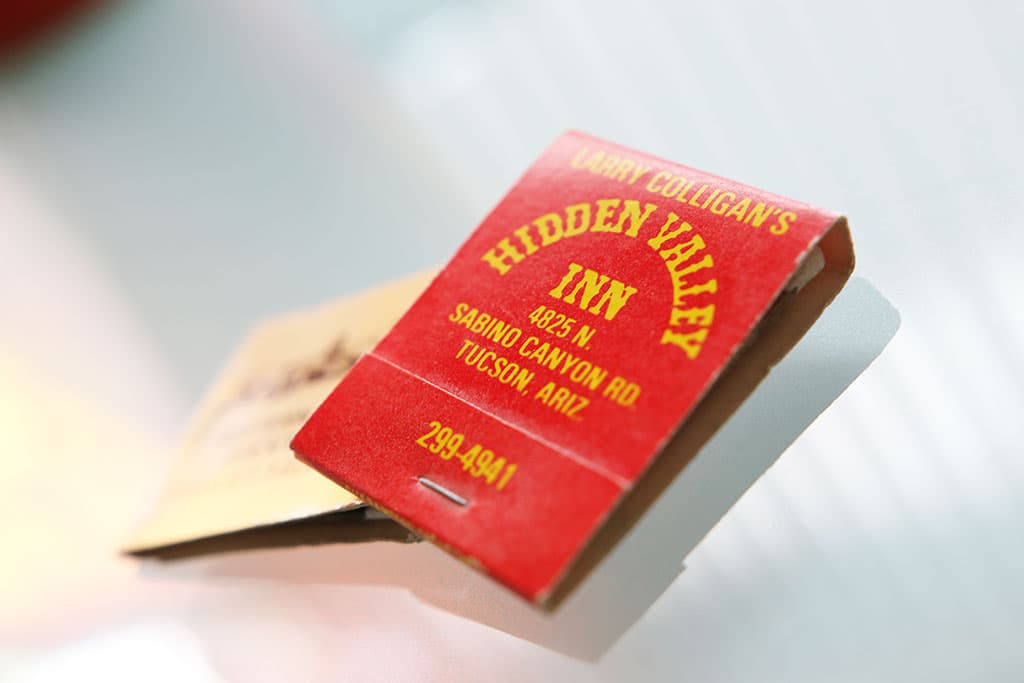 Hidden Valley Inn Matchbook