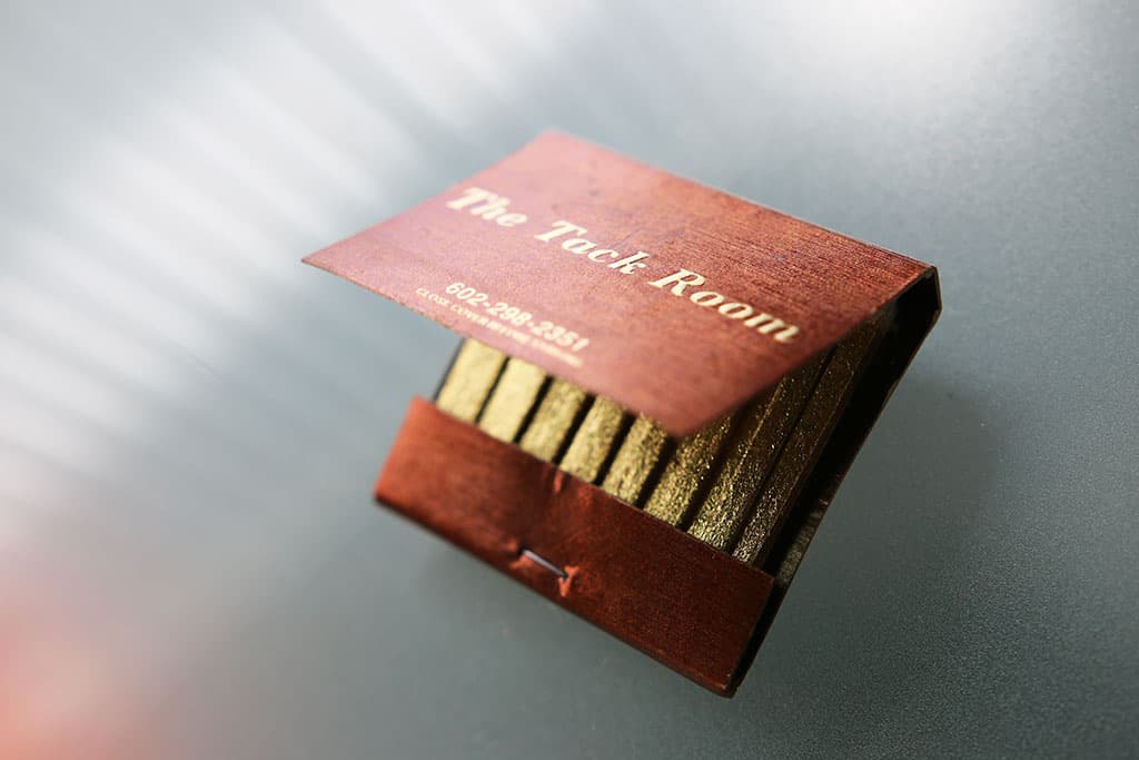 Tack Room Matchbook